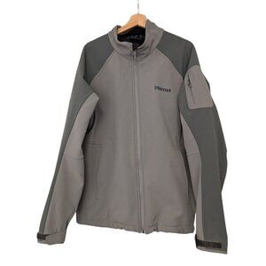 Marmot Gravity M1 Softshell Jacket Womens XL Gray Full Zip Windproof Outdoor